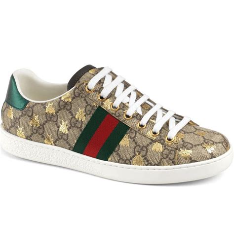 nordstrom gucci sneakers women's|Gucci bedazzled sneakers.